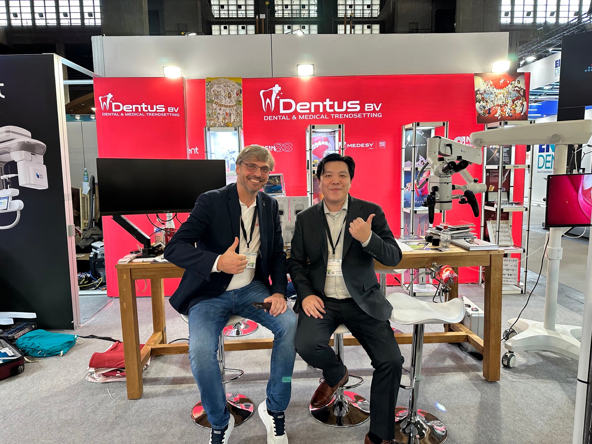 Connecting with the dental community at dentex 2026.